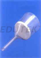 BUCHNER FUNNEL WITH SINTERED DISC OF POROSITY GRADE 1 OR 2 OR 3 OR 4, PLAIN STEM